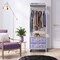 Sorbus Clothing Rack with Drawers - Clothes Stand Dresser - Wood Top, Steel Frame, & Fabric Drawers - Tall Closet Storage Organizer - Garment Rack for Hanging Shirts, Dresses, & Jackets